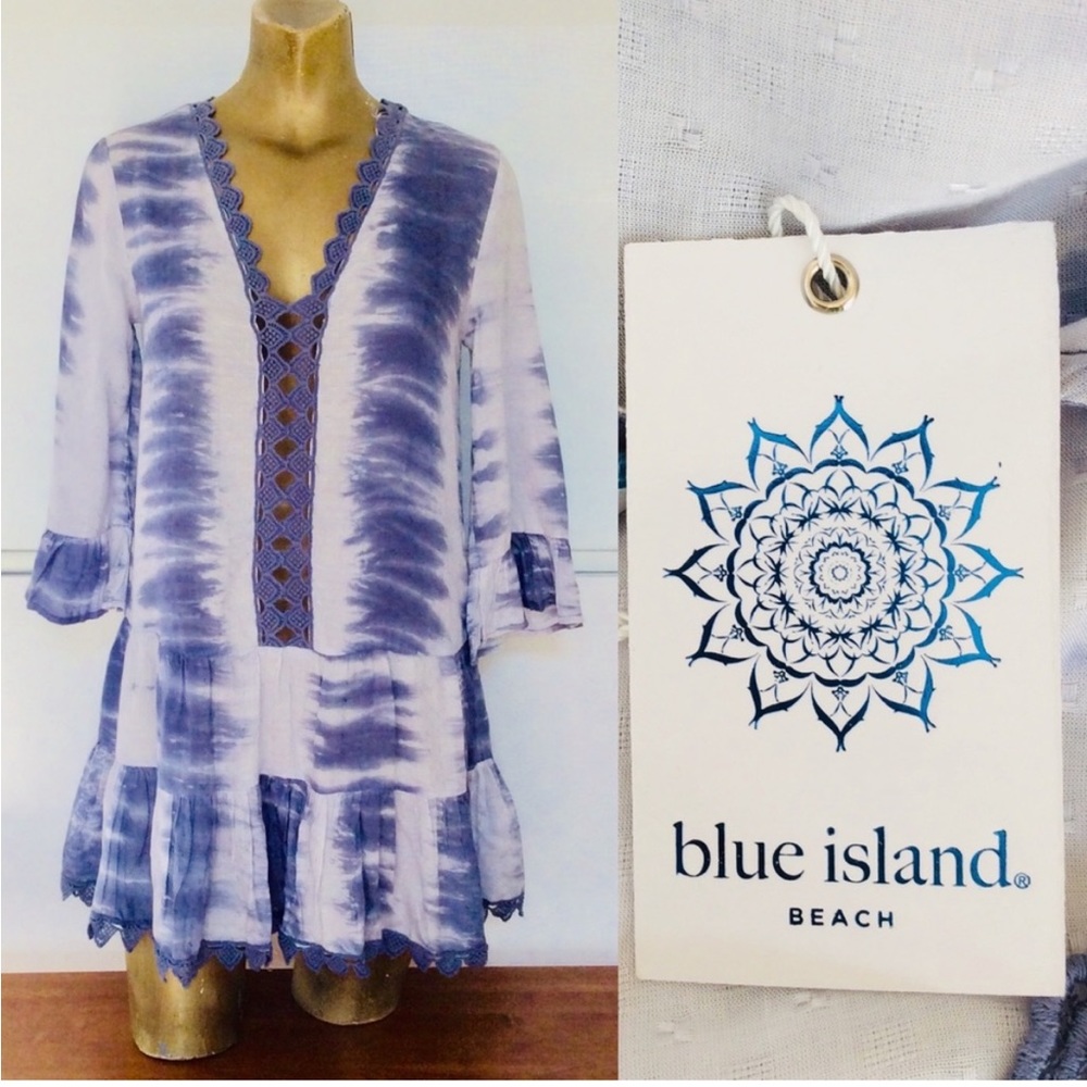 Boho Festival Dress Tie Dye by Blue Island